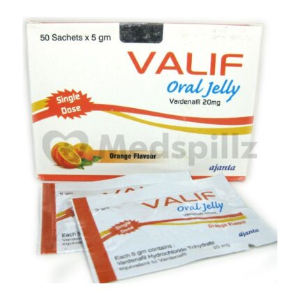 Buy Valif 20mg Oral Jelly | Vardenafil | Dosage - medspillz